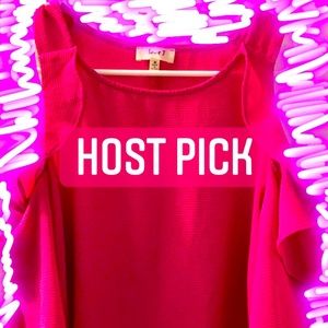 Tuffle Top with Cold Shoulders